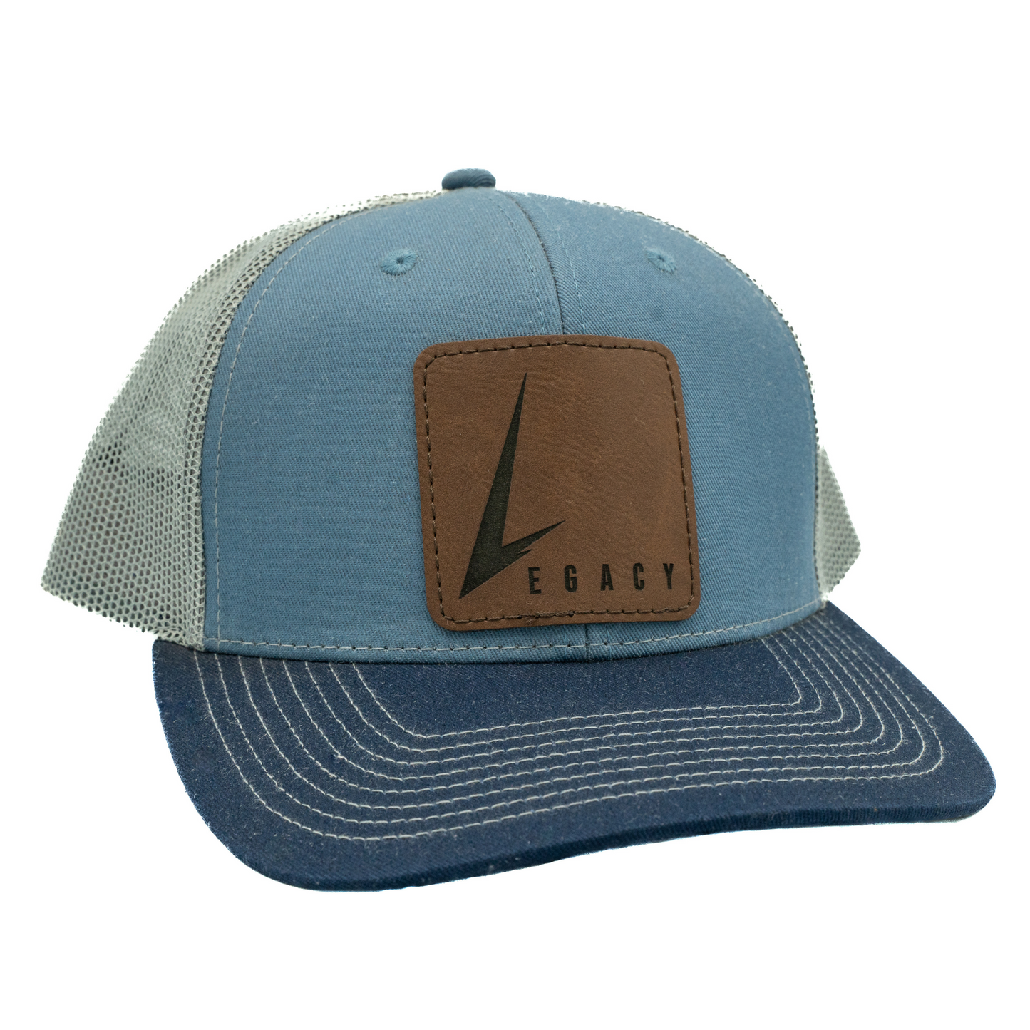 Blue Patch Snapback Hat