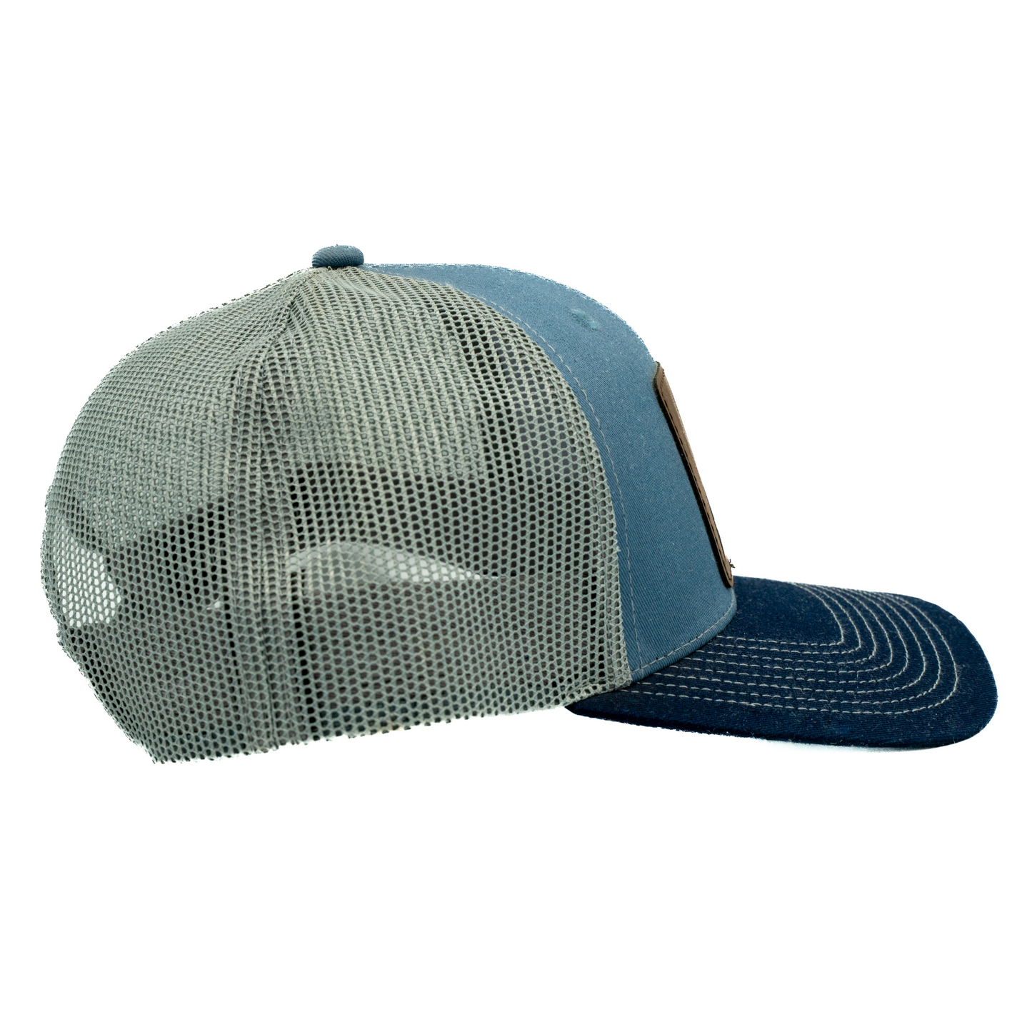 Blue Patch Snapback Hat