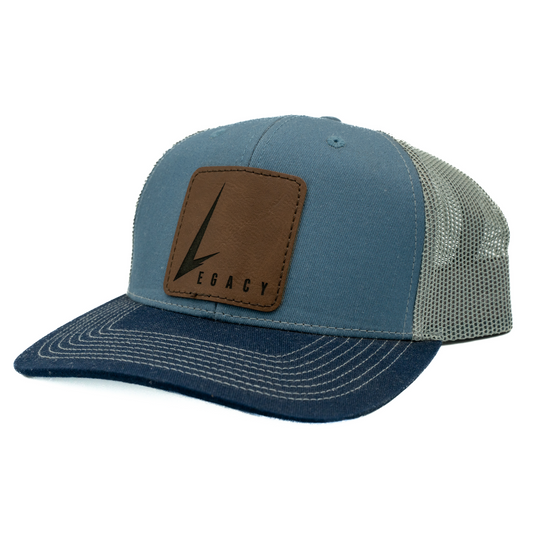 Blue Patch Snapback Hat