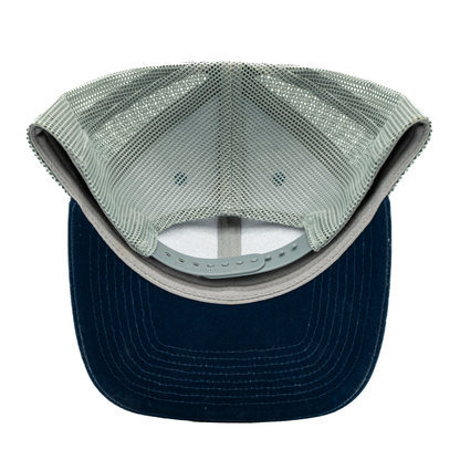 Blue Patch Snapback Hat